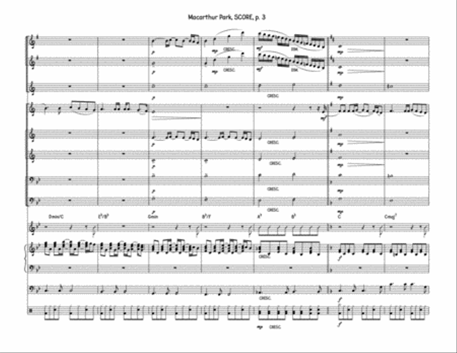 Macarthur Park Jazz Ensemble scores gallery preview page 3