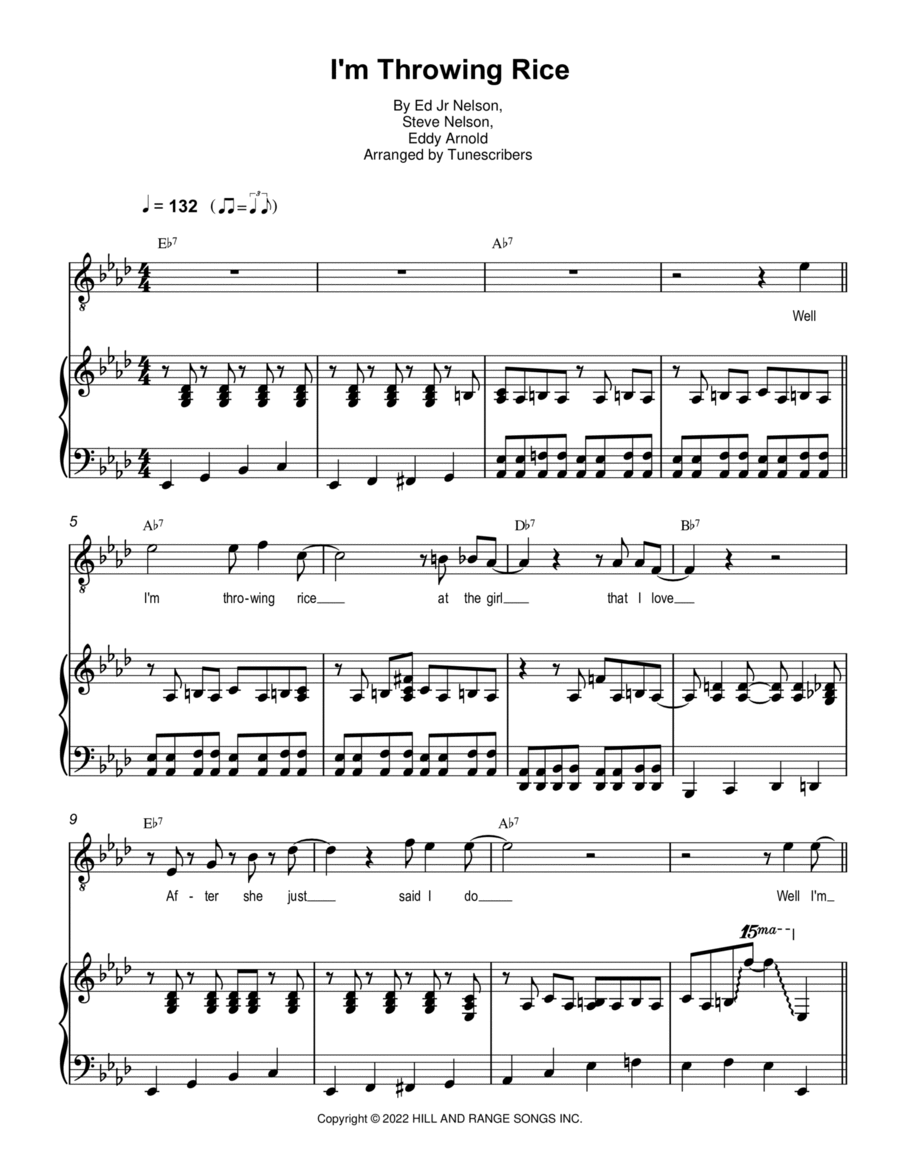I'm Throwing Rice Voice scores gallery preview page 1