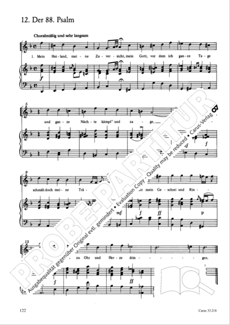 Geistliche Oden und Lieder (Gellert) Collection / Songbook scores gallery preview page 117