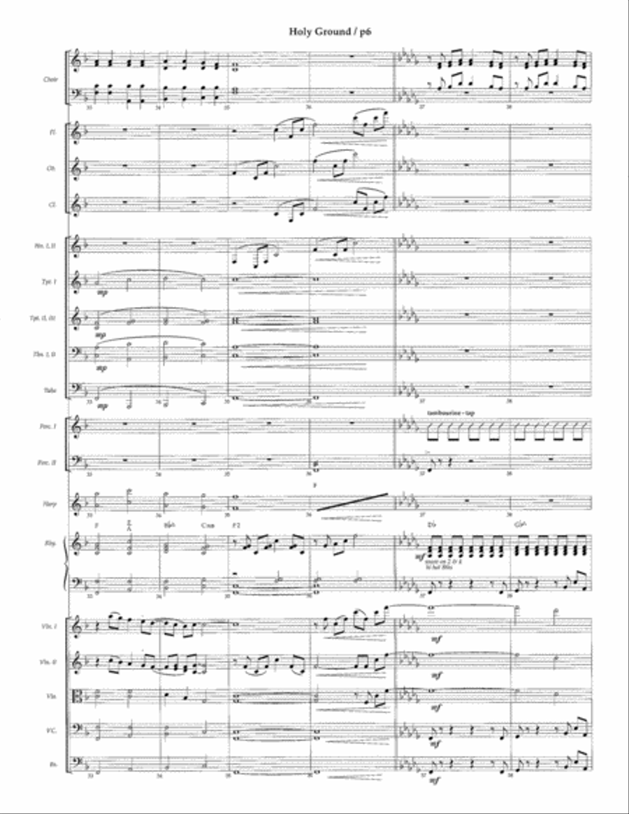 Holy Ground Holy Ground Choir scores gallery preview page 6