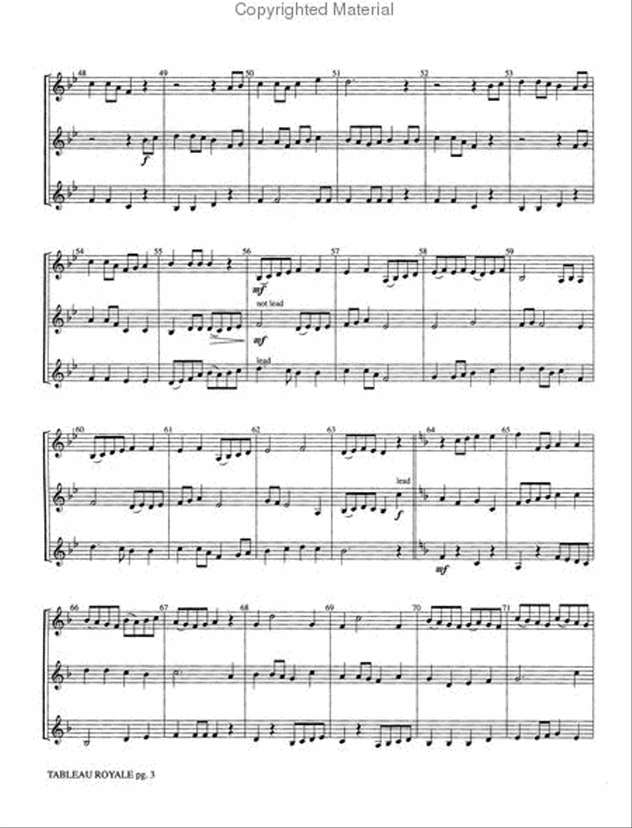 Tableau Royale Tableau Royale Small Ensemble scores gallery preview page 3