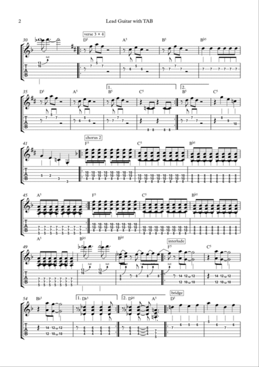 Sk8er Boi Piano scores gallery preview page 2