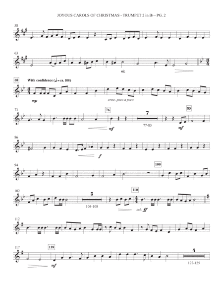 Joyous Carols of Christmas (Consort) - Bb Trumpet 2