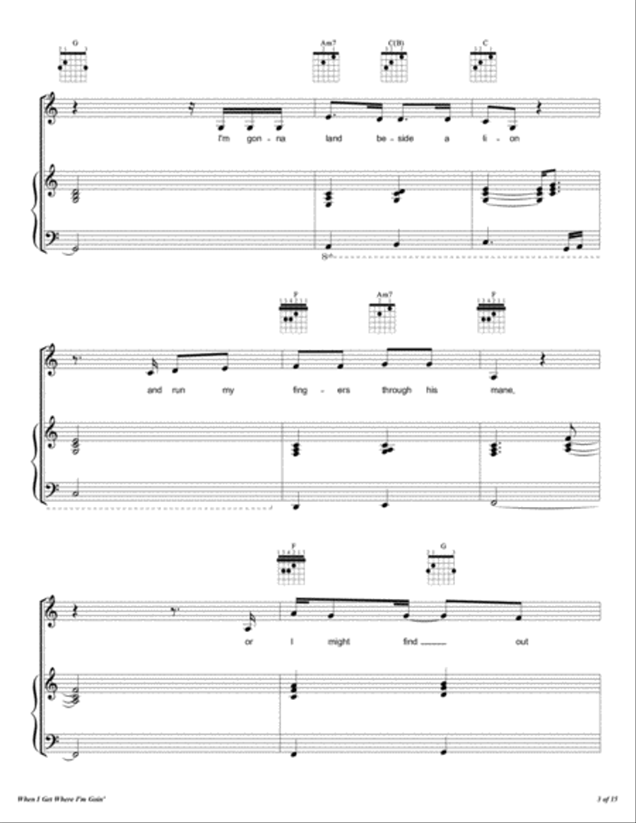 When I Get Where I'm Goin' Voice scores gallery preview page 4