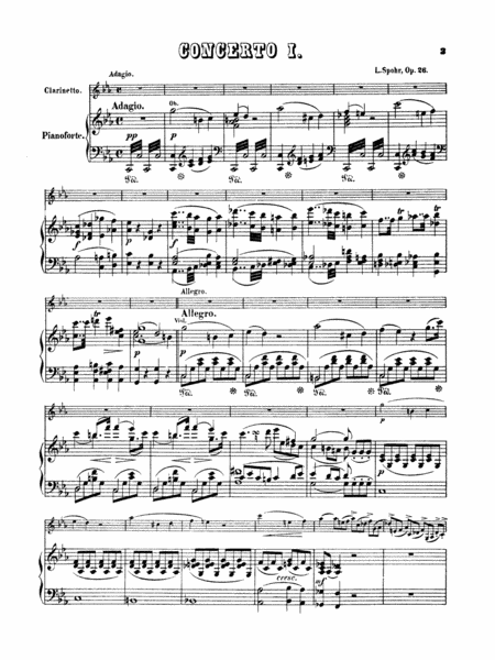 Concerto No. 1 in C Minor, Op. 26 (Orch.) by Louis Spohr Small Ensemble - Sheet Music