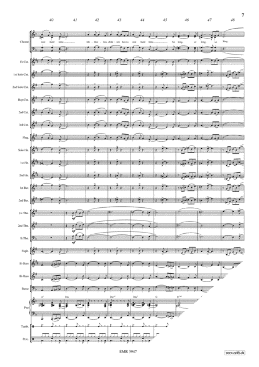 Motherless Child 4-Part scores gallery preview page 8