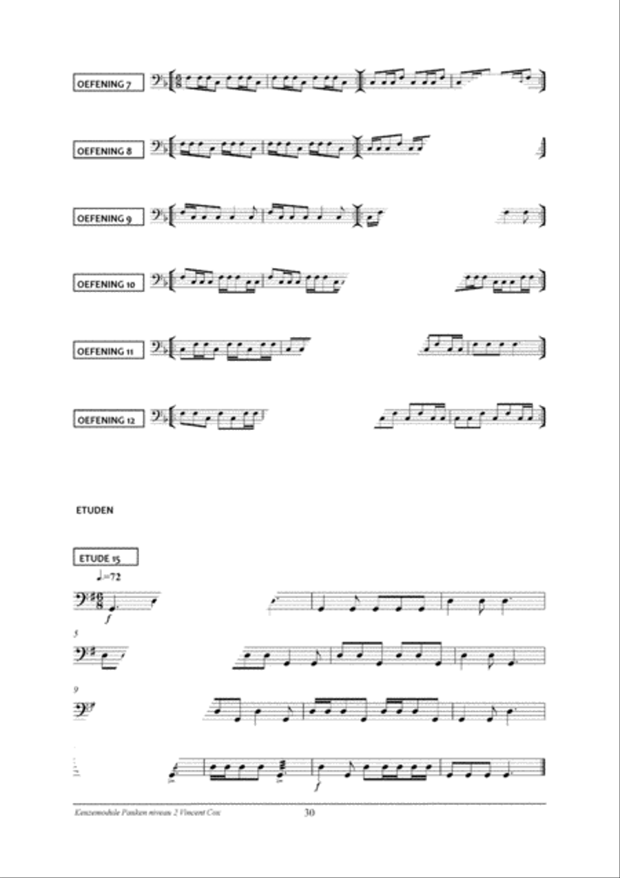 Percussion Modular: Pauken 2 Percussion scores gallery preview page 31