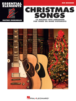 Book cover for Christmas Songs – 15 Holiday Hits Arranged for Three or More Guitarists