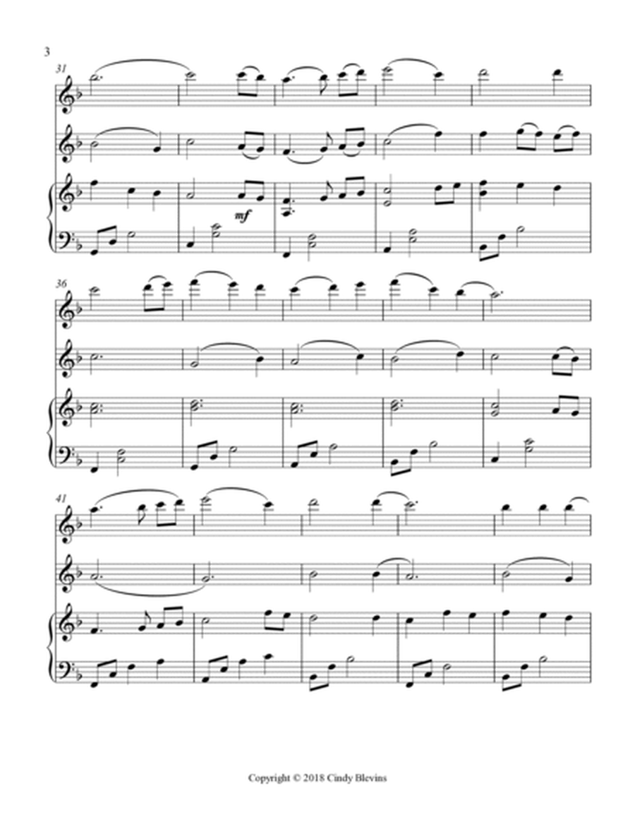 The First Noel, for Piano, Flute and Violin image number null