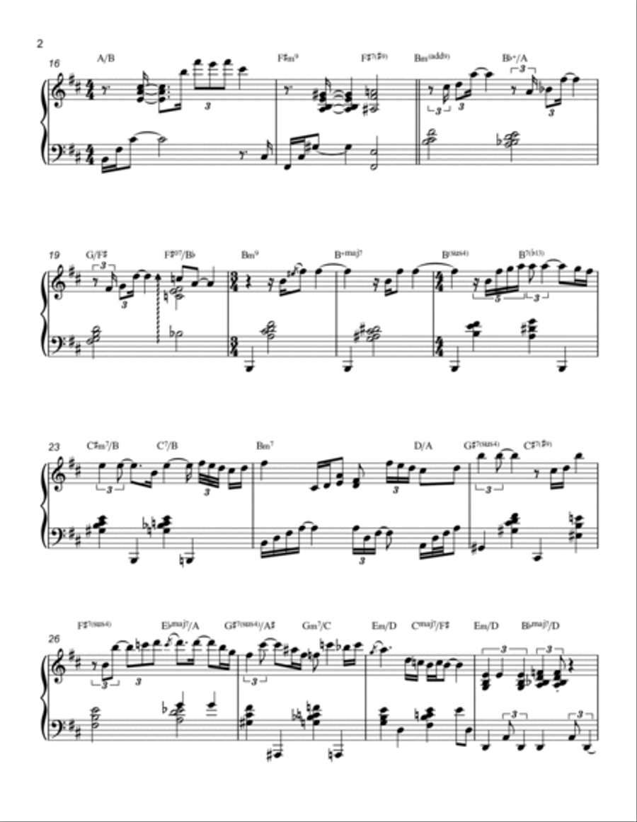 Jack's Theme Jack's Theme Piano Solo scores gallery preview page 2