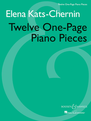 Book cover for Twelve One-Page Piano Pieces