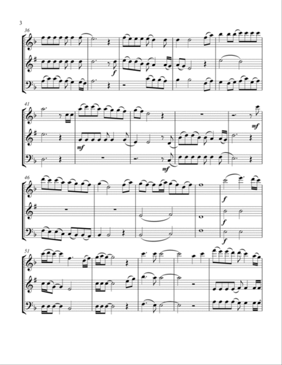 Colors Of The Wind Woodwind Trio scores gallery preview page 4