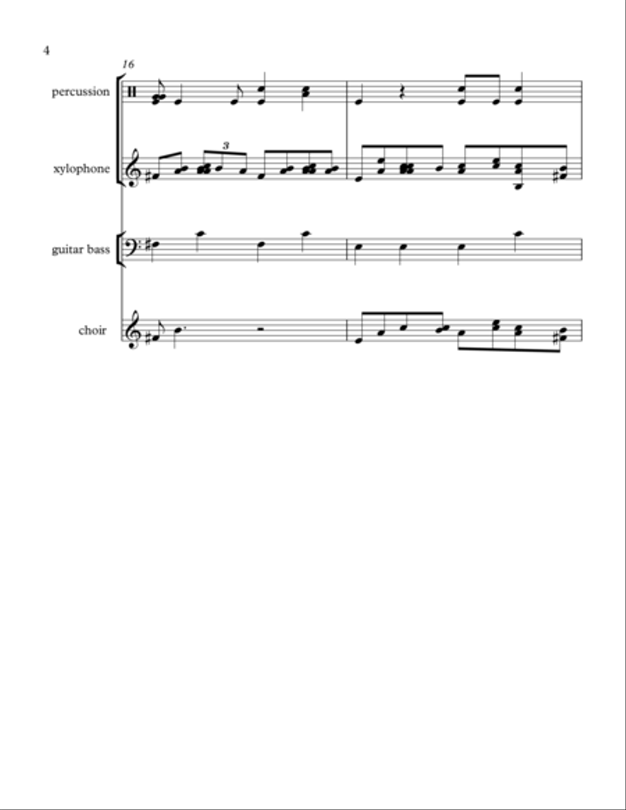 Dolorosa - Score Only Concert Band scores gallery preview page 4