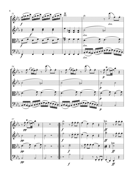 Sonata #1 for String Quartet Movement 1 image number null