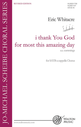 Book cover for i thank You God for most this amazing day