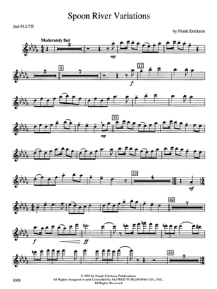 Spoon River Variations: 2nd Flute