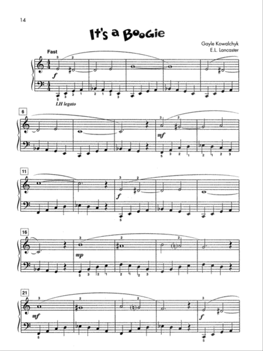 Boogie 'n' Blues, Book 2 Boogie 'n' Blues, Book 2 Easy Piano scores gallery preview page 7