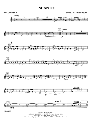 Encanto - Bb Clarinet 3