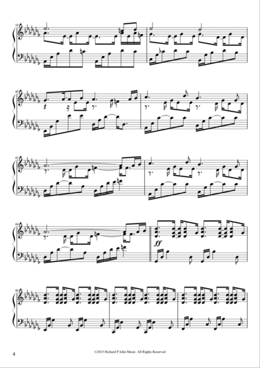 Orbital (from Echoes) Orbital (from Echoes) Piano Solo scores gallery preview page 4