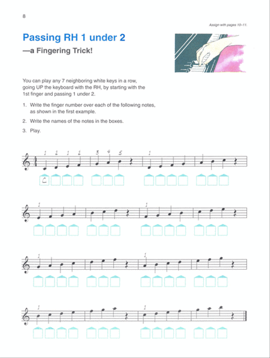 Alfred's Basic Piano Course Theory, Level 3 Piano Method scores gallery preview page 2