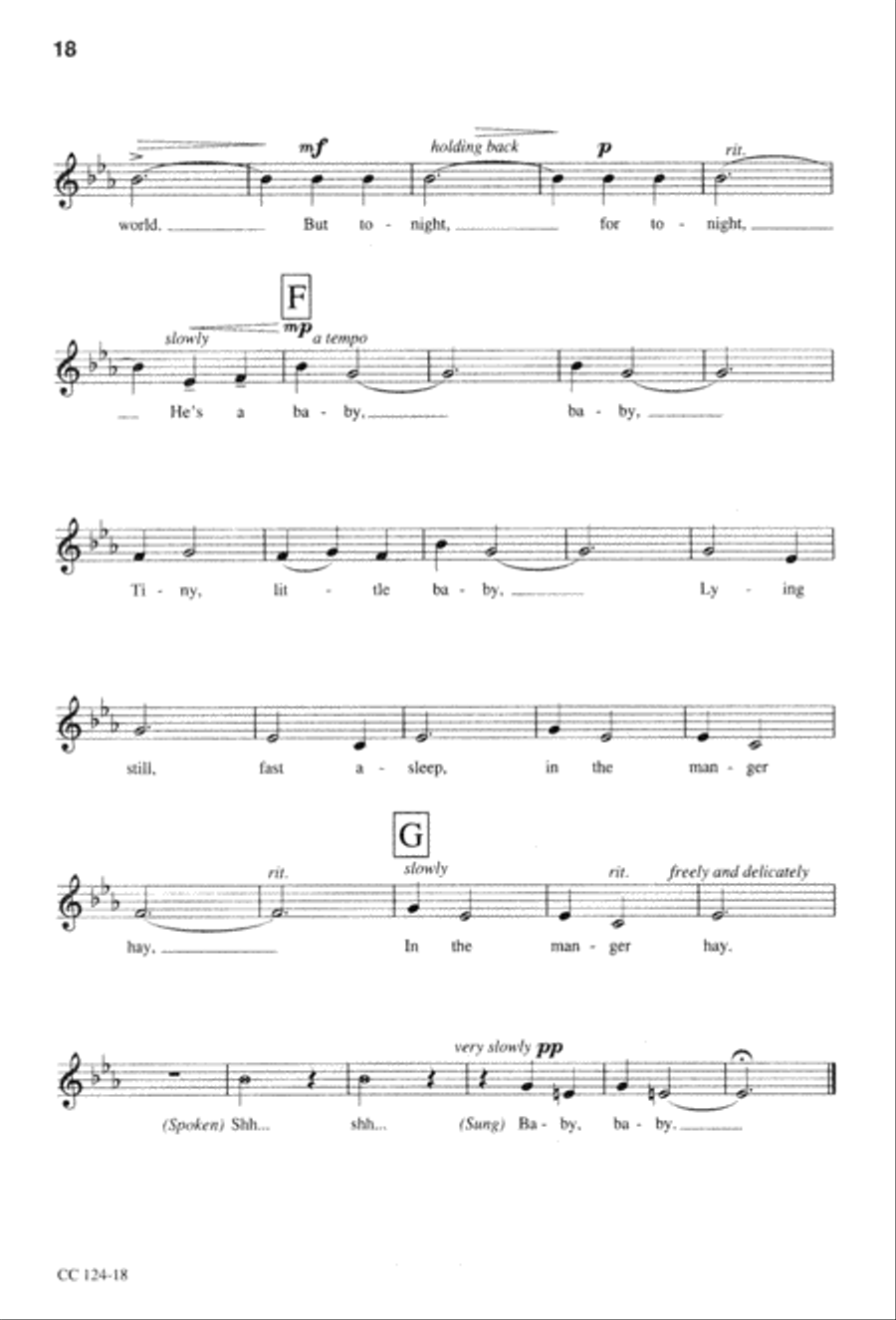 Christmas Time Singers Edition Unison Choir scores gallery preview page 20