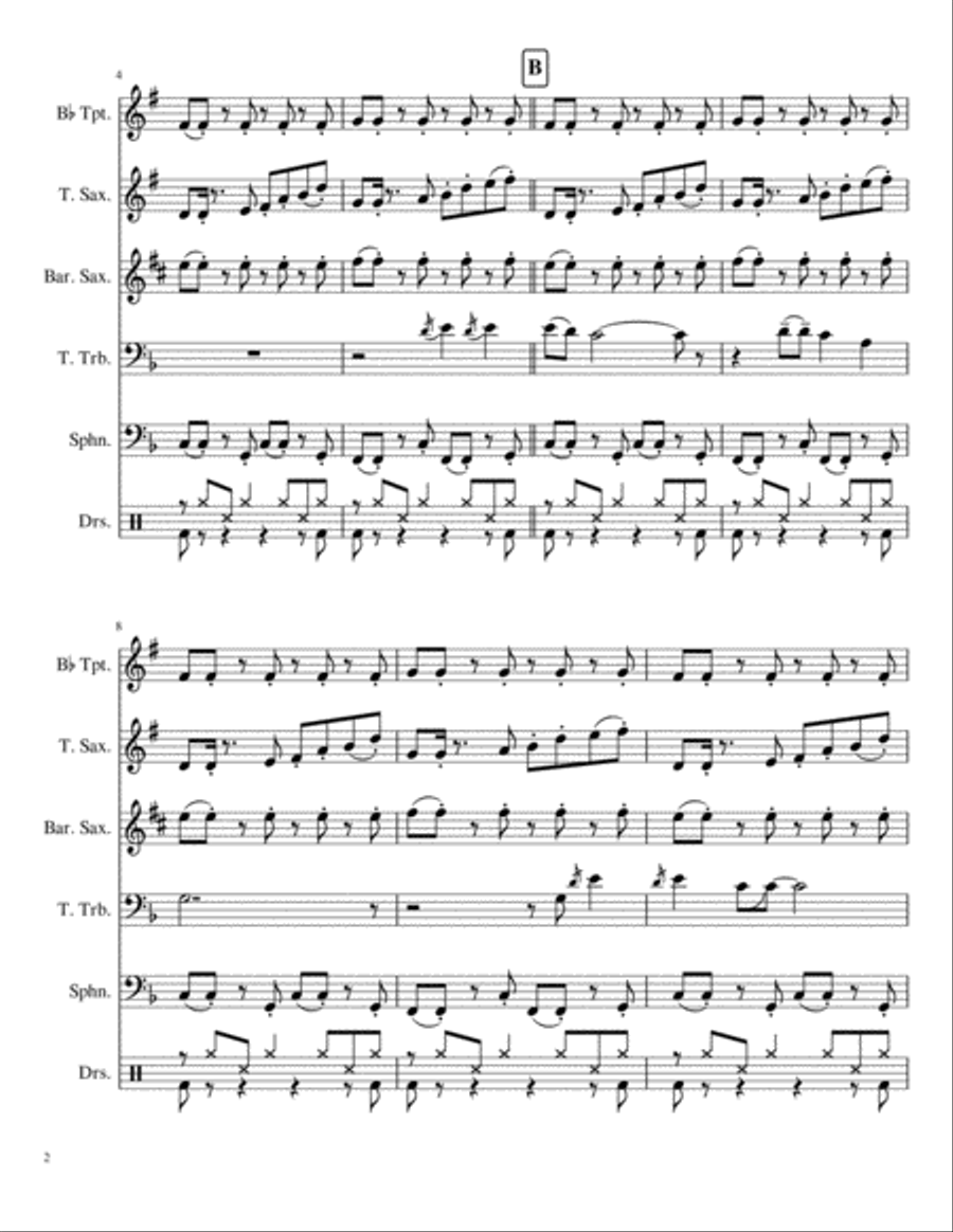 My Girl Small Ensemble scores gallery preview page 2