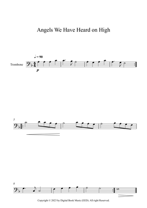 Book cover for Angels We Have Heard on High (Trombone)