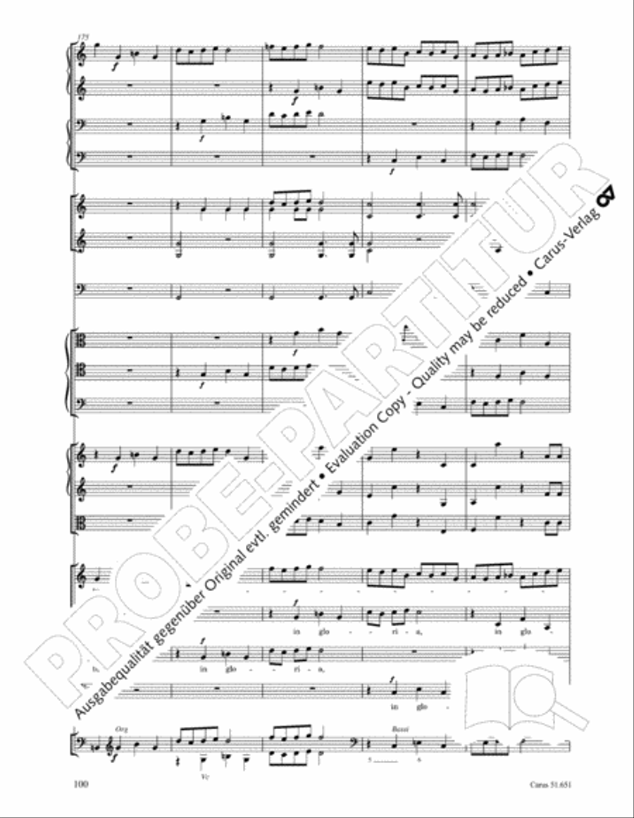 C Minor Mass, K. 427 (Missa in c KV 427) 4-Part scores gallery preview page 116