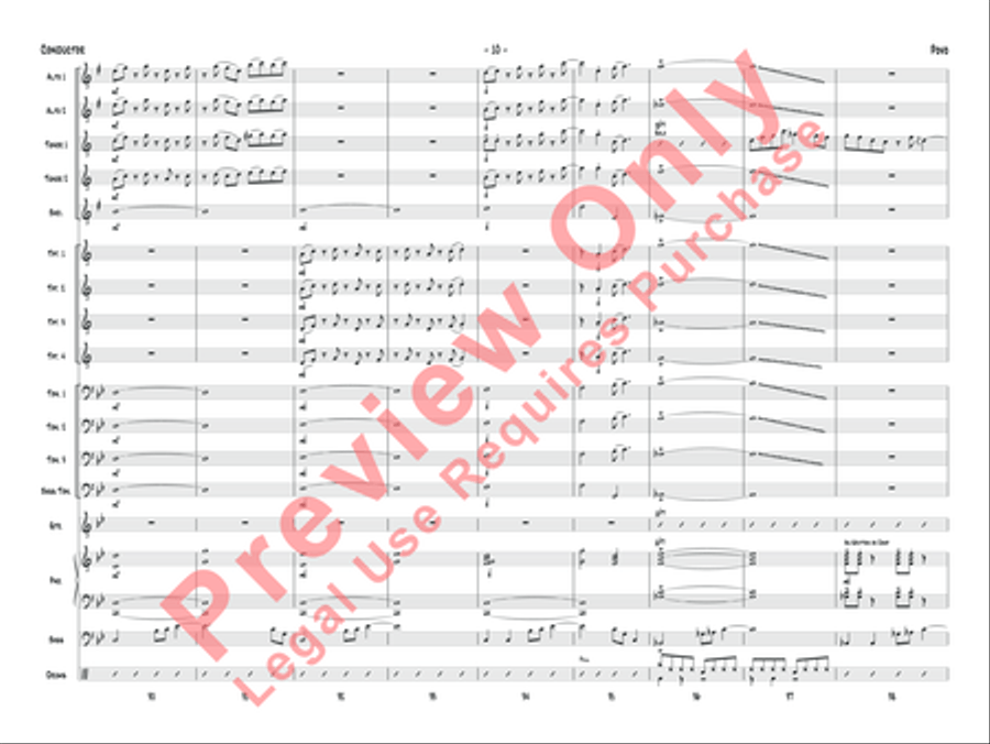 Povo Povo Jazz Ensemble scores gallery preview page 13