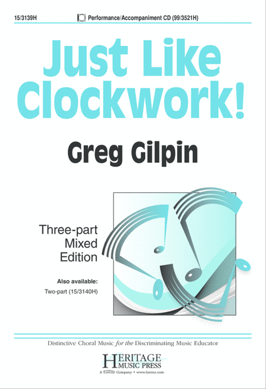 Just Like Clockwork! 3-Part scores gallery preview page 2