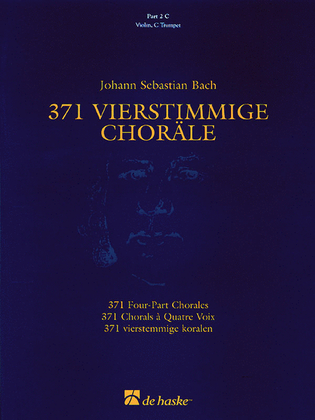 Book cover for 371 Vierstimmige Choräle (Four-Part Chorales)