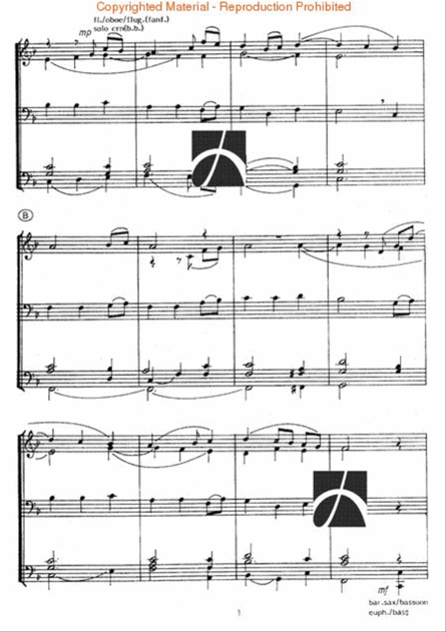 Away in a Manger Away in a Manger Concert Band scores gallery preview page 4