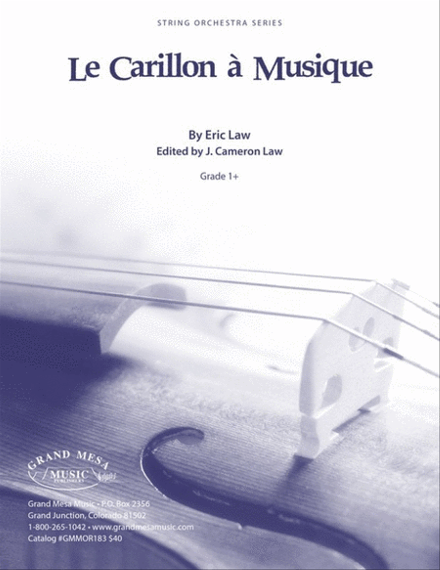 Le Carillon A Musique So1.5 Sc/Pts String Orchestra - Sheet Music
