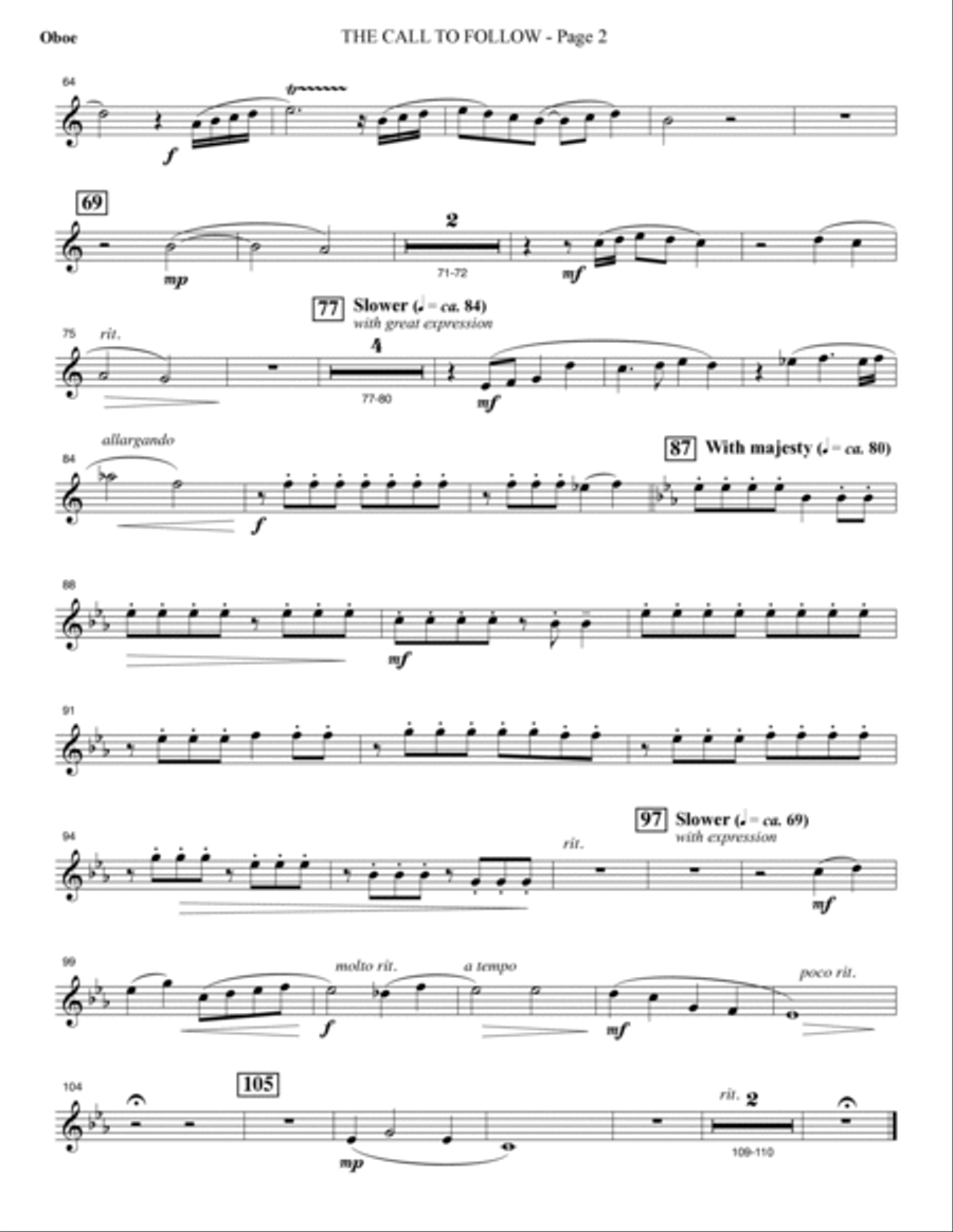 A Journey To Hope (A Cantata Inspired By Spirituals) - Oboe Choir scores gallery preview page 5