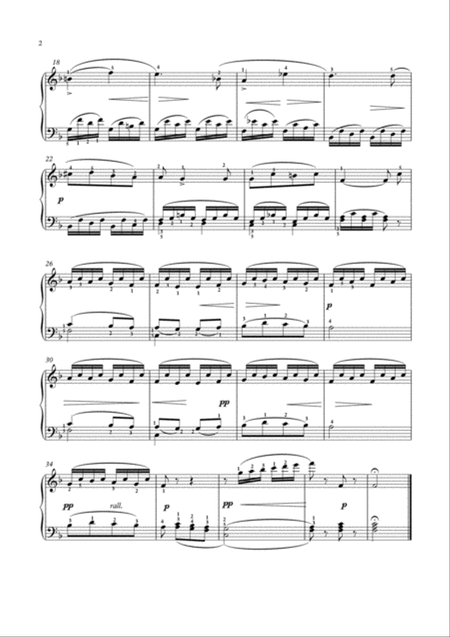 Masterpieces for easy piano 2 by L.v.Beethoven and F.Mendelssohn Easy Piano scores gallery preview page 2