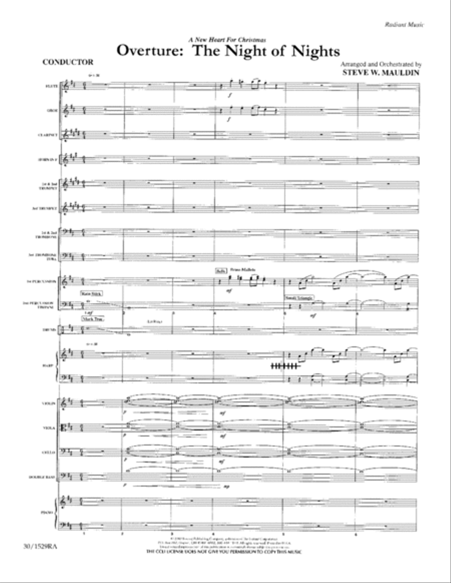 A New Heart for Christmas - Orchestration Choir scores gallery preview page 2