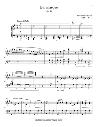 Bal masque, Op. 22