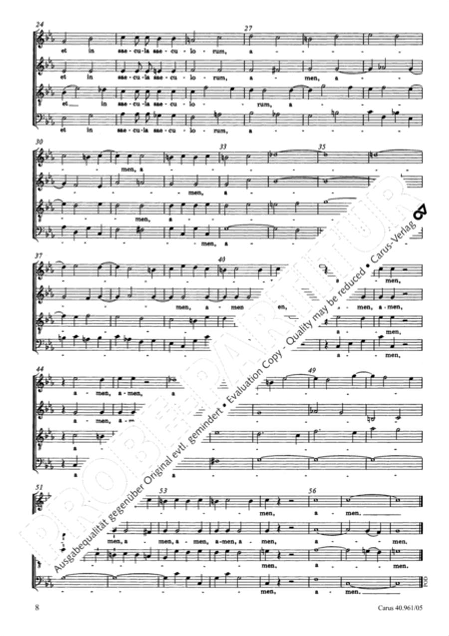 Miserere in C minor Miserere in C minor 4-Part scores gallery preview page 9