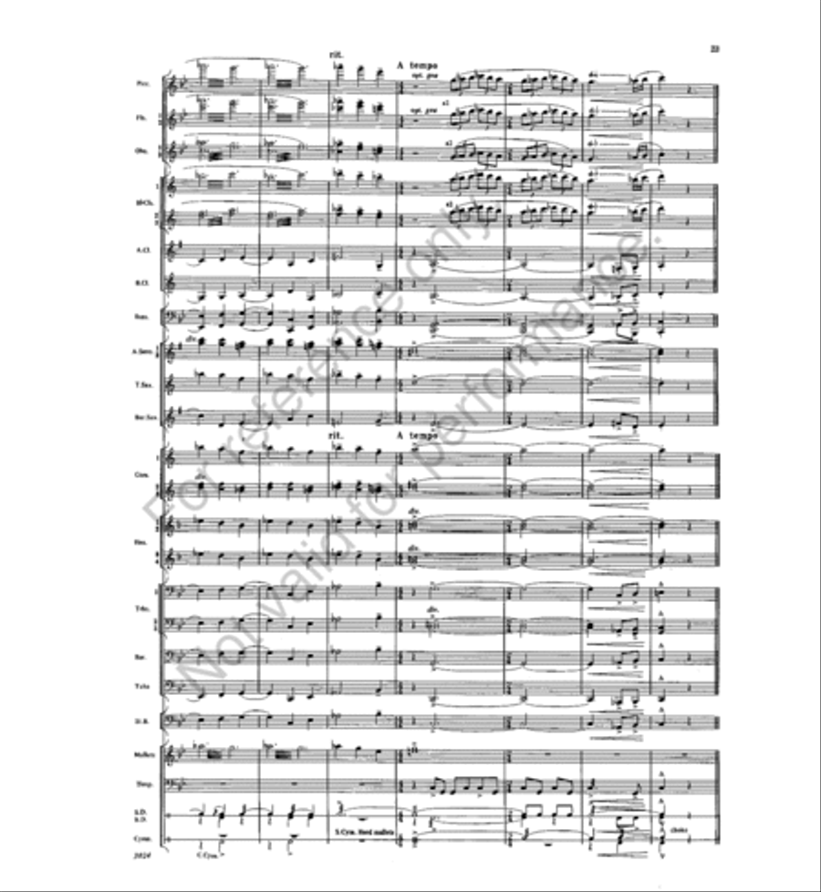 Contexture Concert Band scores gallery preview page 22