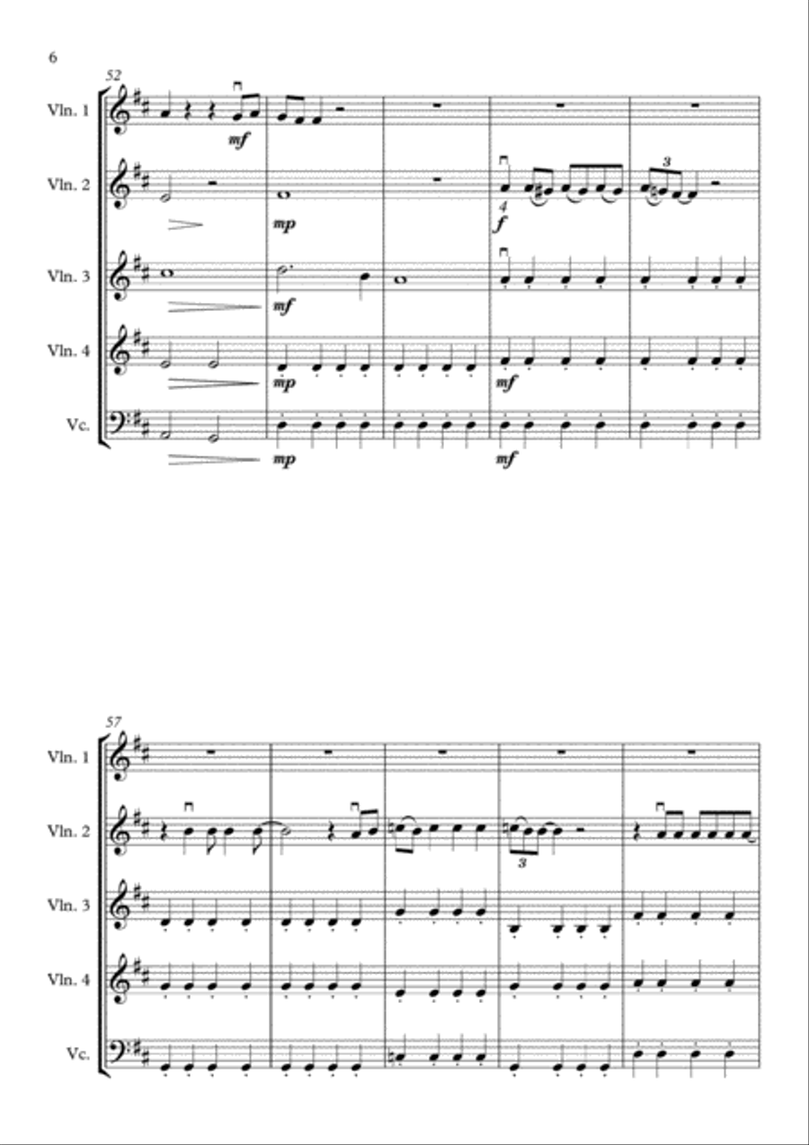 Hi Ho Silver Lining Small Ensemble scores gallery preview page 6