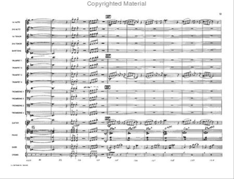 Your Sister's Samba Jazz Ensemble scores gallery preview page 14