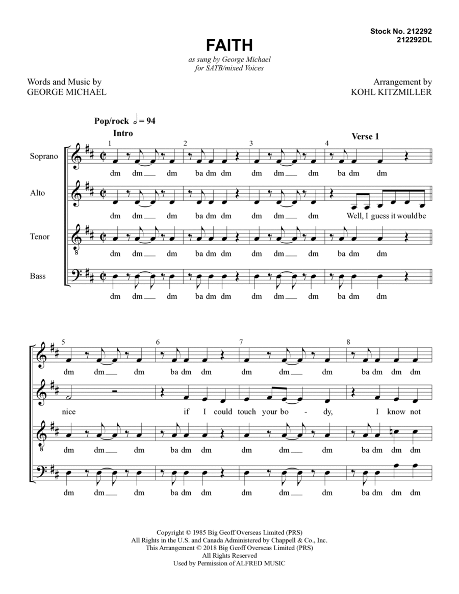 Faith (arr. Kohl Kitzmiller)