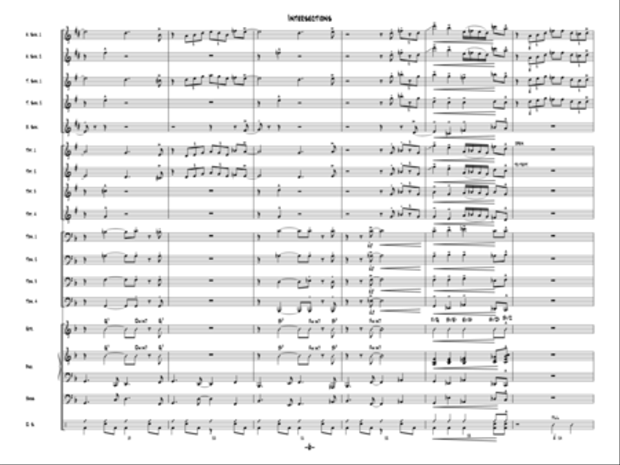 Intersections Jazz Ensemble scores gallery preview page 5