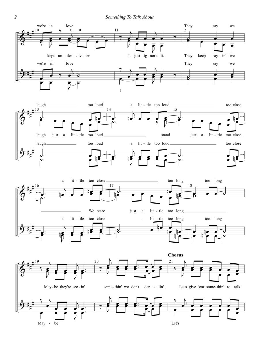 Something To Talk About (let's Give Them Something To Talk About) SSAA scores gallery preview page 2