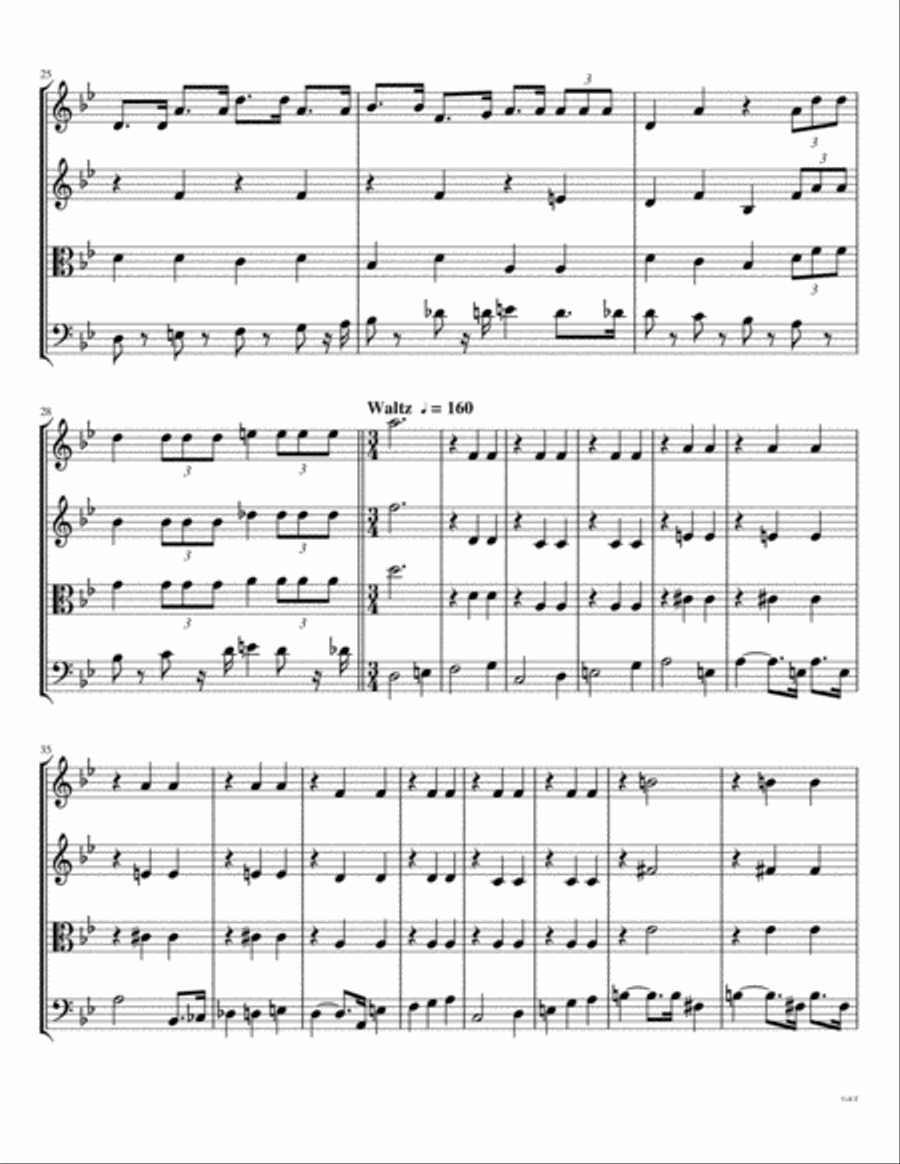 Being For The Benefit Of Mr. Kite String Quartet scores gallery preview page 5