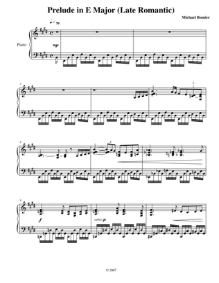 Prelude No.9 in E Major from 24 Preludes