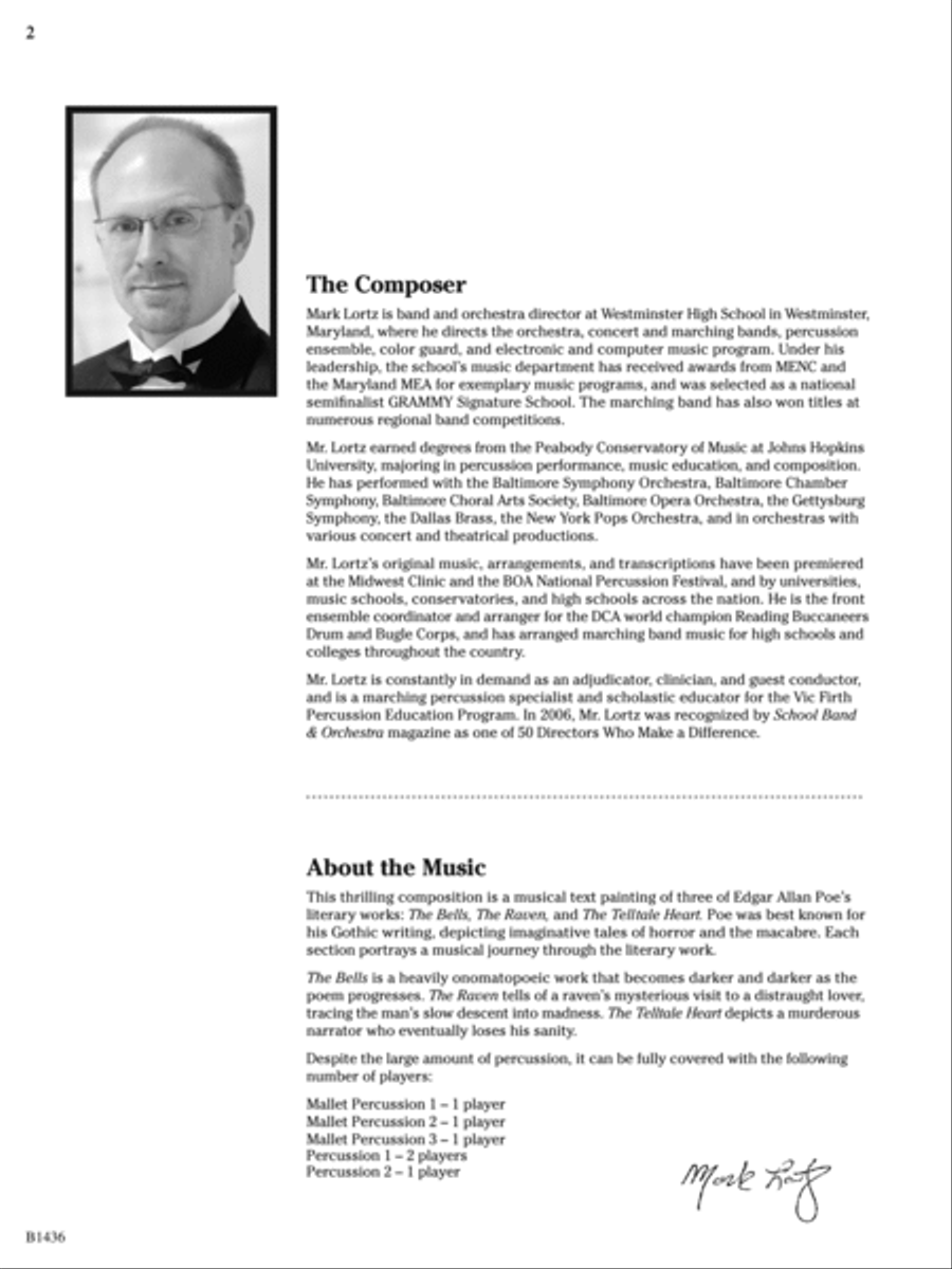 The Heart of Madness: Score Concert Band scores gallery preview page 2