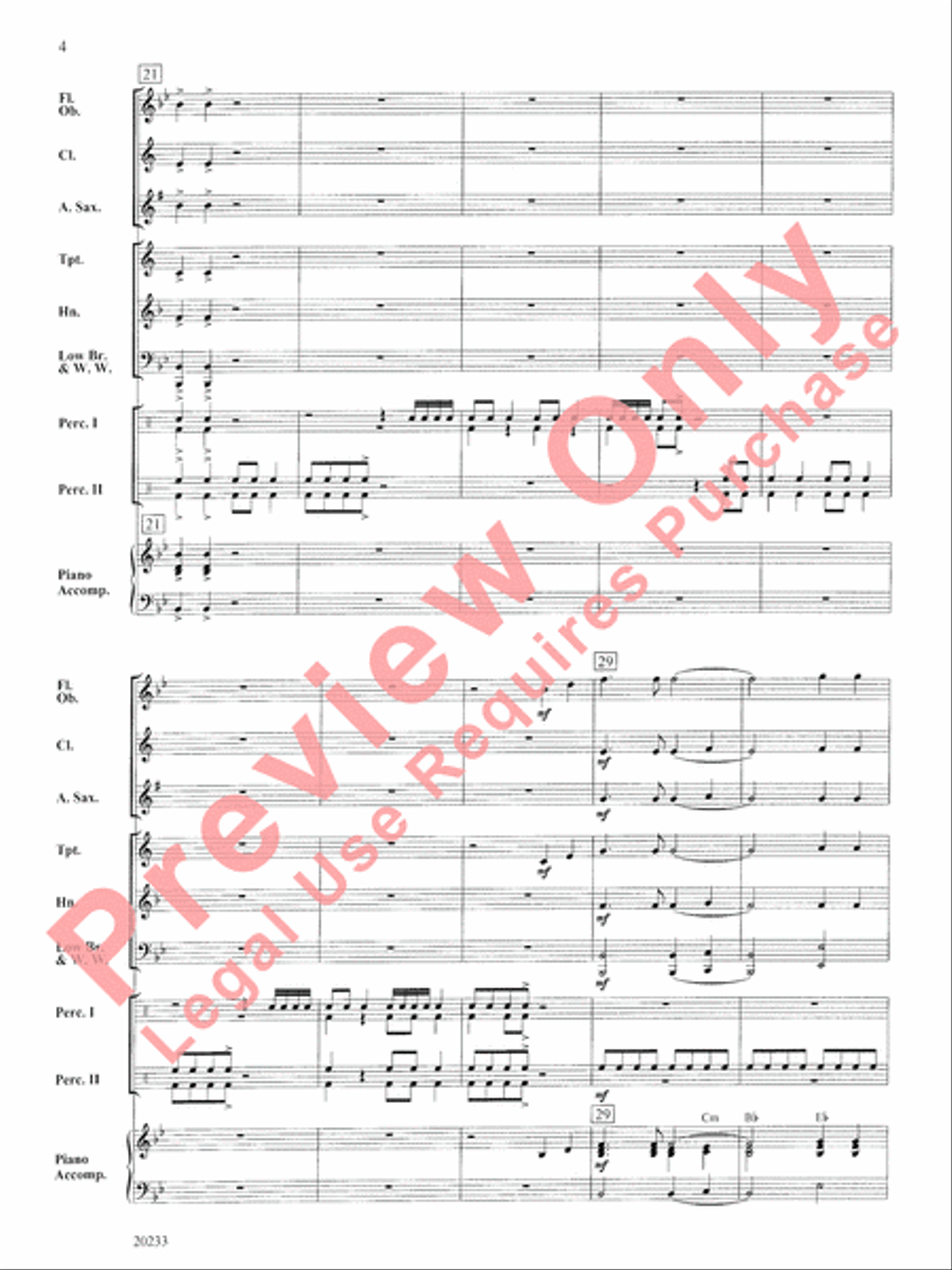 A Kwanzaa Celebration Concert Band scores gallery preview page 5