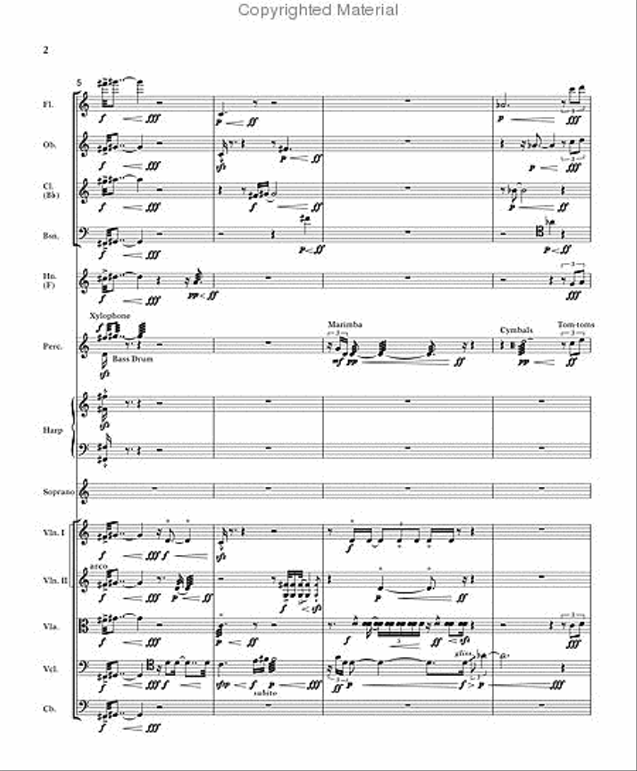 El Éxtasis de Santa Teresa Choir scores gallery preview page 2