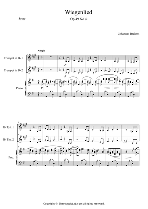 Wiegenlied Op.49, No.4 Lullaby in G